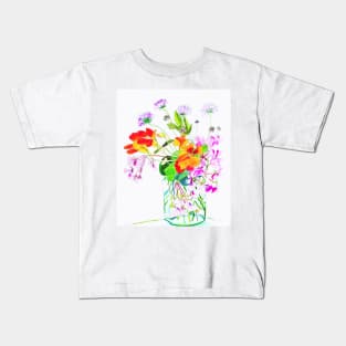 November's Flowers Kids T-Shirt